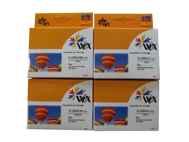 Compatible Epson 220XL Ink Cartridges 4 Pack (1BK/1C/1M/1Y) Compatible Epson 220XL Ink Cartridges 4 Pack (1BK/1C/1M/1Y)