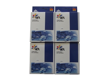 Compatible Brother LC431XL Ink Cartridges 4 Pack (1BK/1C/1M/1Y) Compatible Brother LC431XL Ink Cartridges 4 Pack (1BK/1C/1M/1Y)